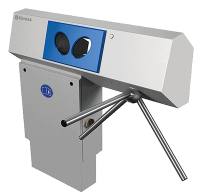 HST-L Seifenspender mit Drehkreuz Standmontage links