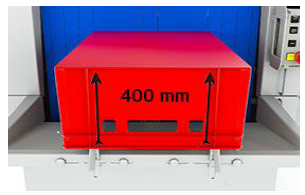 Washing tunnel elevation EKW-5000, -6000 and -7000