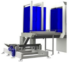 EDW-V Bigboxen Durchlaufwaschanlage Einfuhrkipper