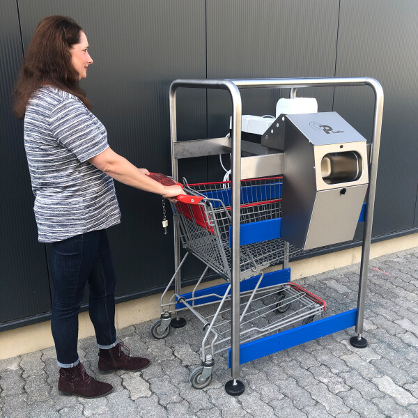 EKW-DESI* - Das Desinfektionsgerät für Einkaufswagen