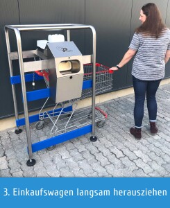 EKW-DESI* - Das Desinfektionsgerät für Einkaufswagen
