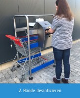 EKW-DESI* - Das Desinfektionsgerät für Einkaufswagen