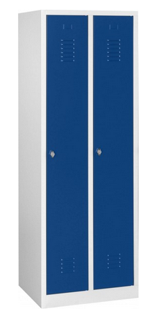 Garderobenschrank Basic 2 Abteile 300 mm...