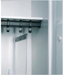 PVC partition for wardrobes