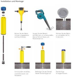 Crash protection posts