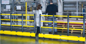 Crash protection barrier + railing-H Plus 2000 mm