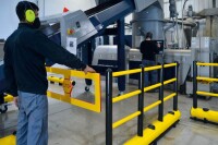 Crash protection barrier + railing-H Plus 2000 mm