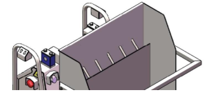 Swingloader Backsaver fluid retention device