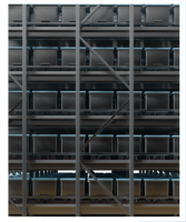 Automatic stacking solution for loader wagon 200 l
