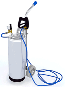 Mobile cleaning tanks