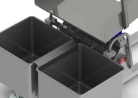 Swingloader Backsaver Vorrichtung für 2 x 200 l HBW