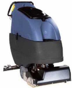 Scrubber-dryer with roller technology