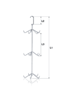 Cattle head bar (solid material)