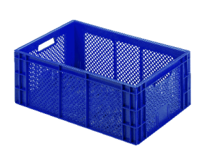 Plastic box blue