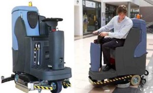 Ride-on combination machine sweeping - scrubbing - vacuuming