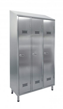 Garderobenschrank Edelstahl