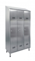 Garderobenschrank Edelstahl
