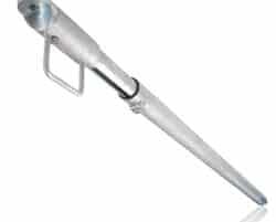 Loading telescopic swing arm - double joint